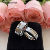 Tungsten Carbide Wedding Band Polished Brushed Finish