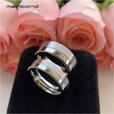 Tungsten Carbide Wedding Band Polished Brushed Finish