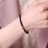 6MM Natural Agate Beads Lucky Bracelet Healing Wristband