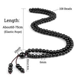 6MM Natural Stone Beads Multilayer Bracelet Tibetan Bangle Jewelry