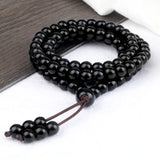 6MM Natural Stone Beads Multilayer Bracelet Tibetan Bangle Jewelry