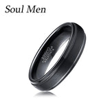 6MM Unisex Tungsten Carbide Wedding Band Rings for Women Comfort Fit