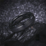 6MM Unisex Tungsten Carbide Wedding Band Rings for Women Comfort Fit