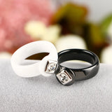 6MM Ceramic Ring Jewelry For Wedding Engagement