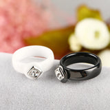 6MM Ceramic Ring Jewelry For Wedding Engagement
