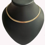 Stainless Steel Choker Jewelry Snake Chain Women Style