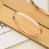 Personalized Engraved Names Bangle Bracelet Rose Gold/Silver/Gold - Gift