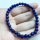 6MM Faceted Sapphire Emerald Ruby Jade Bracelet Vintage Natural Stone
