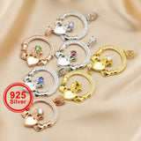Heart Claddagh Hands Keepsake Breast Milk Pendant