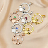 Heart Claddagh Hands Keepsake Breast Milk Pendant