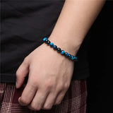 Tiger Eye Bracelet for Men Women Natural Stone Bangle