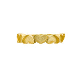 6MM Breast Milk Resin Heart Ring Settings Stackable 925 Sterling Silver
