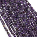 6MM Amethyst Stone Faceted Beads for DIY Jewelry Making