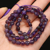 6MM Amethyst Stone Faceted Beads for DIY Jewelry Making