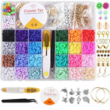 Polymer Clay Beads Set DIY Jewelry Making Boho Chips Beads for Bracelet