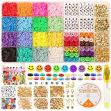Polymer Clay Beads Set DIY Jewelry Making Boho Chips Beads for Bracelet