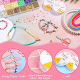 6MM Rainbow Polymer Clay Beads Set DIY Jewelry Making