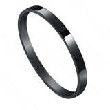 6MM Women's Stainless Steel Bangle Bracelet Rose Silver Charm Jewelry
