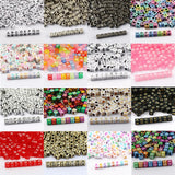 6MM Square Letter Beads Acrylic Spacer Beads for DIY Jewelry Necklace