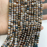 6MM Tibet Line Agate Stone Loose Bead for Jewelry Making DIY