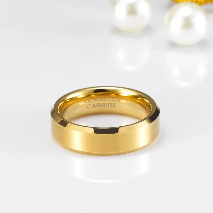 6MM Tungsten Carbide Wedding Band Rings For Men and Women TU056R