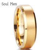 6MM Tungsten Carbide Wedding Band Rings For Men and Women TU056R