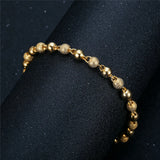 6MM Wide Beads Bracelet Chain Jewelry for Women Men