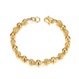 6MM Wide Beads Bracelet Chain Jewelry for Women Men