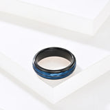 6MM Rhombus Tungsten Steel Band Ring for Men Wedding