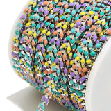 6MM Colored Chevron Link Chain Stainless Steel for DIY Jewelry Making