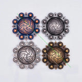 43MM Heavy Duty Flower Berry Carved Horse Saddle Concho
