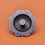 6PC 44MM Heavy Duty Flower Concho Handbag Belt Saddle Tack Bridle Screwback