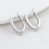 6PCS 11MM 13MM 14K Brass Hoops Jewelry Making