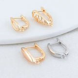 6PCS 11MM 13MM 14K Brass Hoops Jewelry Making