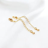 6PCS 14K Brass Extender Chain with Lobster Clasps - DIY Jewelry Making