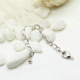 6PCS 14K Plated Brass Extender Chains with Lobster Clasps
