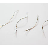 6PCS 18K Plated Fairy Copper Twist Rod S-Shaped Wire DIY Earrings Material