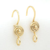 6PCS 20*5MM 14K Plated Round Earrings Hook for DIY Jewelry Making