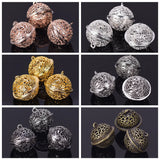 6PCS 26x25mm Hollow Metal Charms Bell Pendants DIY Crafts Findings