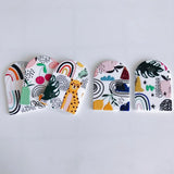 6PCS Cartoon Animal Acrylic Pendant Funny Necklace