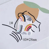6PCS Cartoon Animal Acrylic Pendant Funny Necklace