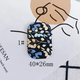 6PCS Acrylic Flower Pendant Necklace Charms DIY Jewelry Making
