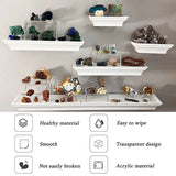 6PCS Acrylic Display Risers for Jewelry Candy Figures