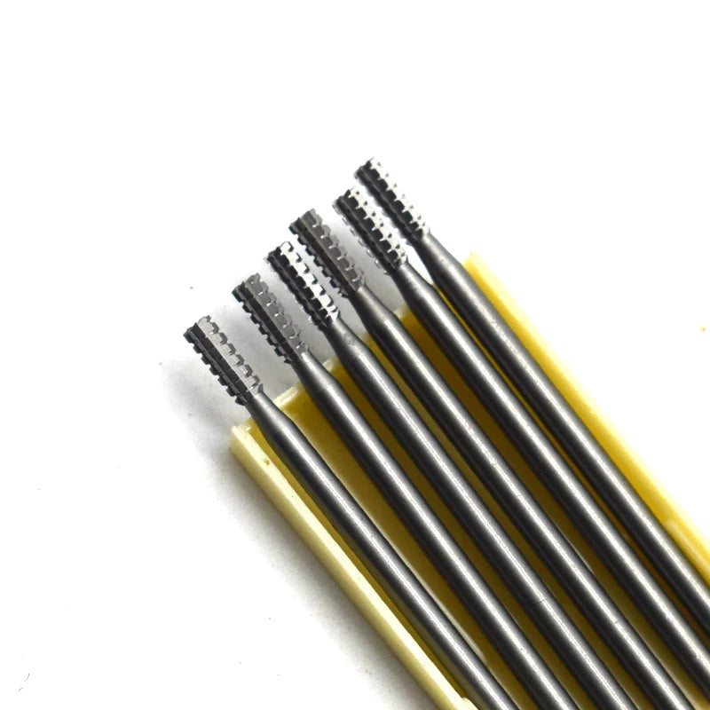 6PCS Tungsten Carbide Burs Fissure Drill Bit for Dental Handpiece