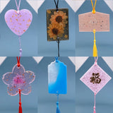 6PCS Many Shape Silicone Mold DIY Casting Ornament Pendants Accessory Mold