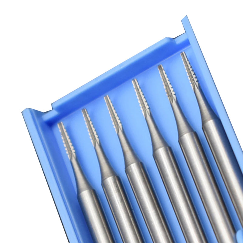 6PCS Dental Carbide Burs Fissure Drill Bit Jewelry Tools