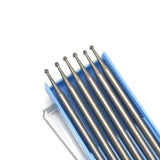 6PCS Dental Tungsten Steel Carbide Burs High Speed Round Steel Burs