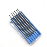 6PCS Dental Tungsten Steel Carbide Burs High Speed Round Steel Burs