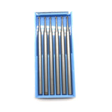 6PCS Dental Tungsten Steel Carbide Burs High Speed Round Steel Burs