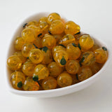6PCS Glaze Glass Pear Beads Jewelry Making Supplies